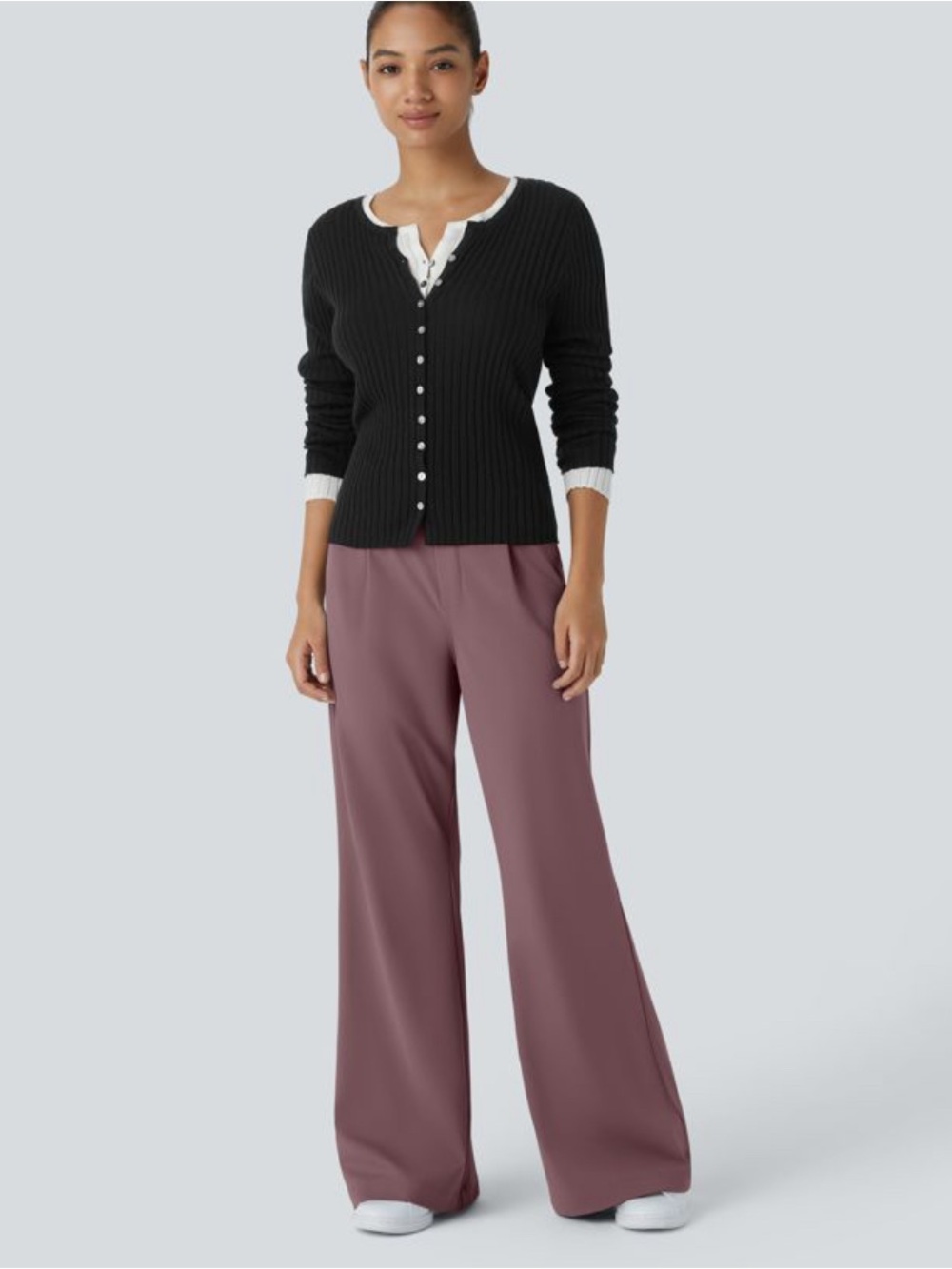 Halara Flex DayStretch High Waisted Pocket Work Flare Pants medium